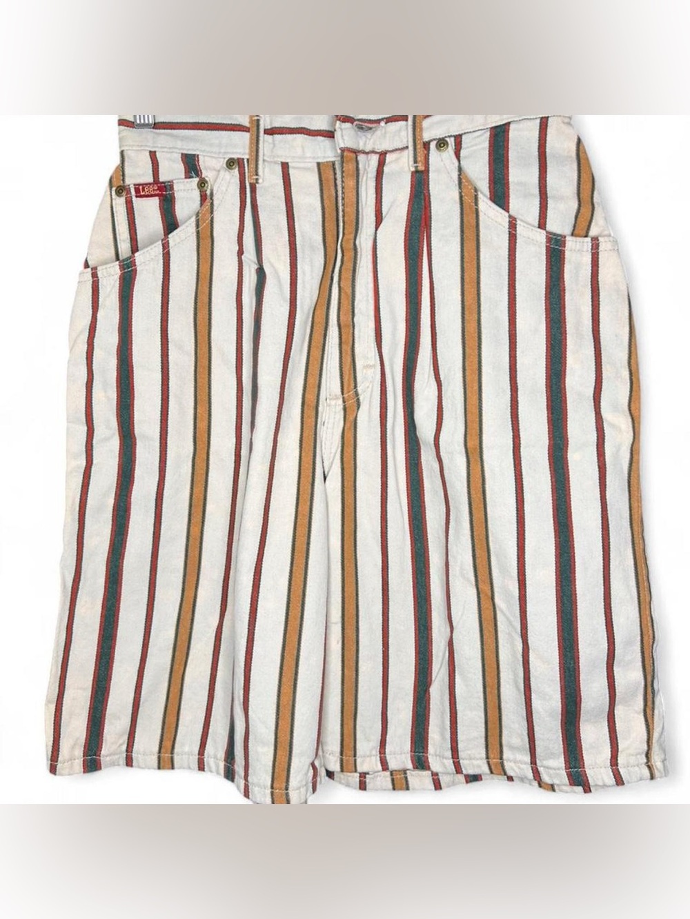 Vintage Riders by Lee stripped shorts 100% Cotton